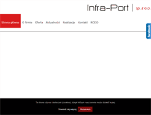 Tablet Screenshot of infraport.pl